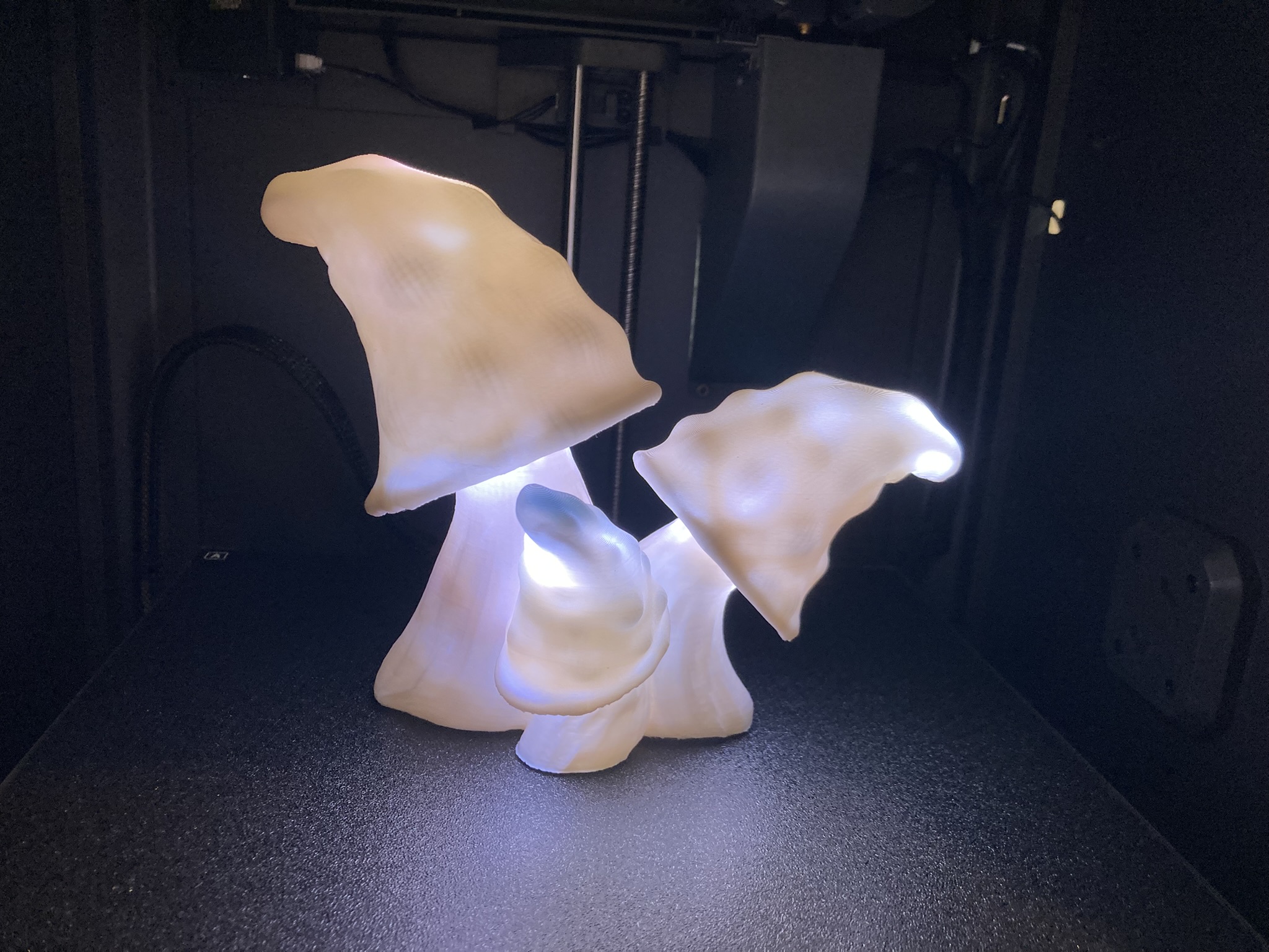🍄 3D Mushroom Light – Handgemachte LED-Lampe mit magischem Glow 🔮