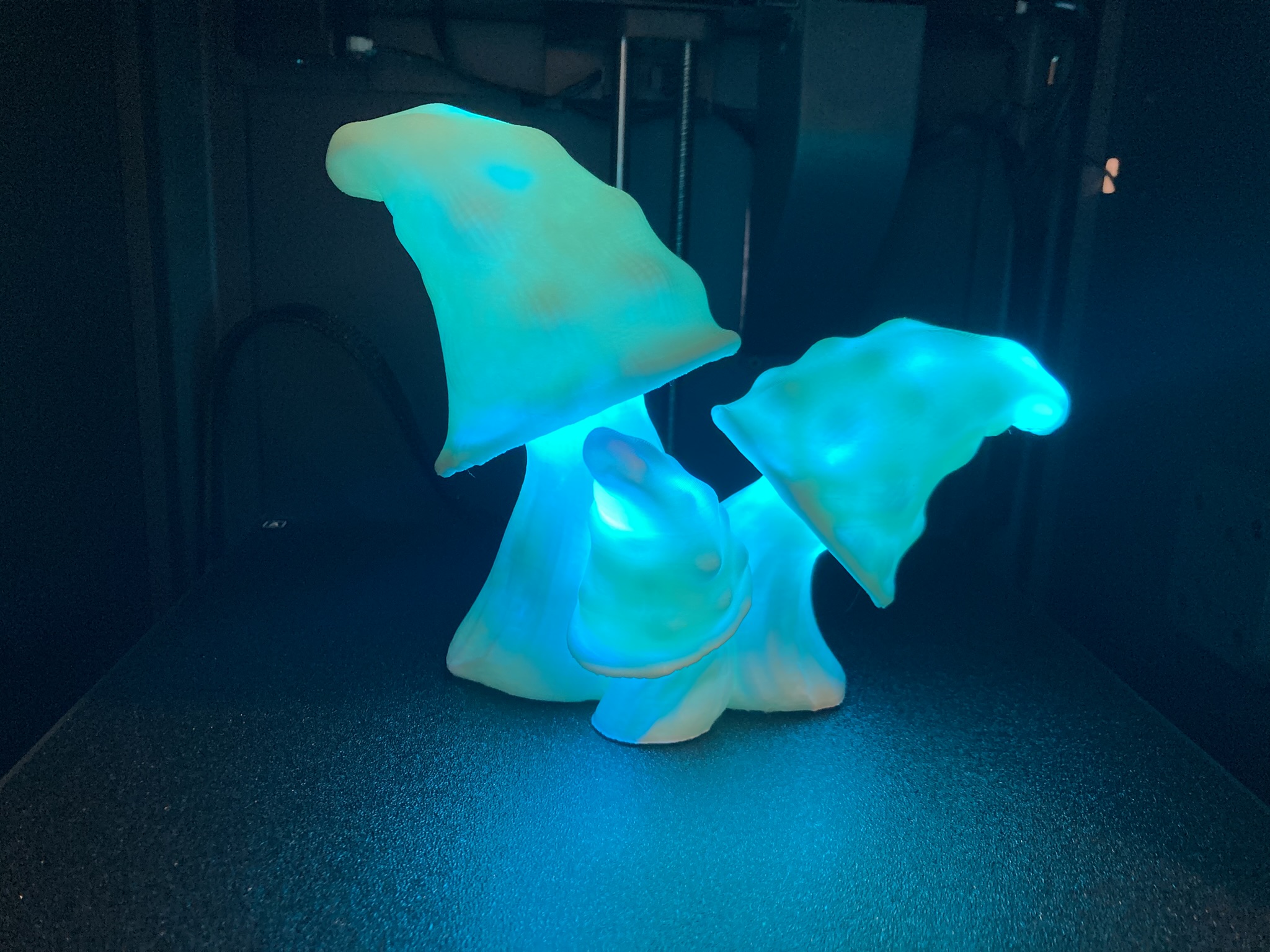 🍄 3D Mushroom Light – Handgemachte LED-Lampe mit magischem Glow 🔮