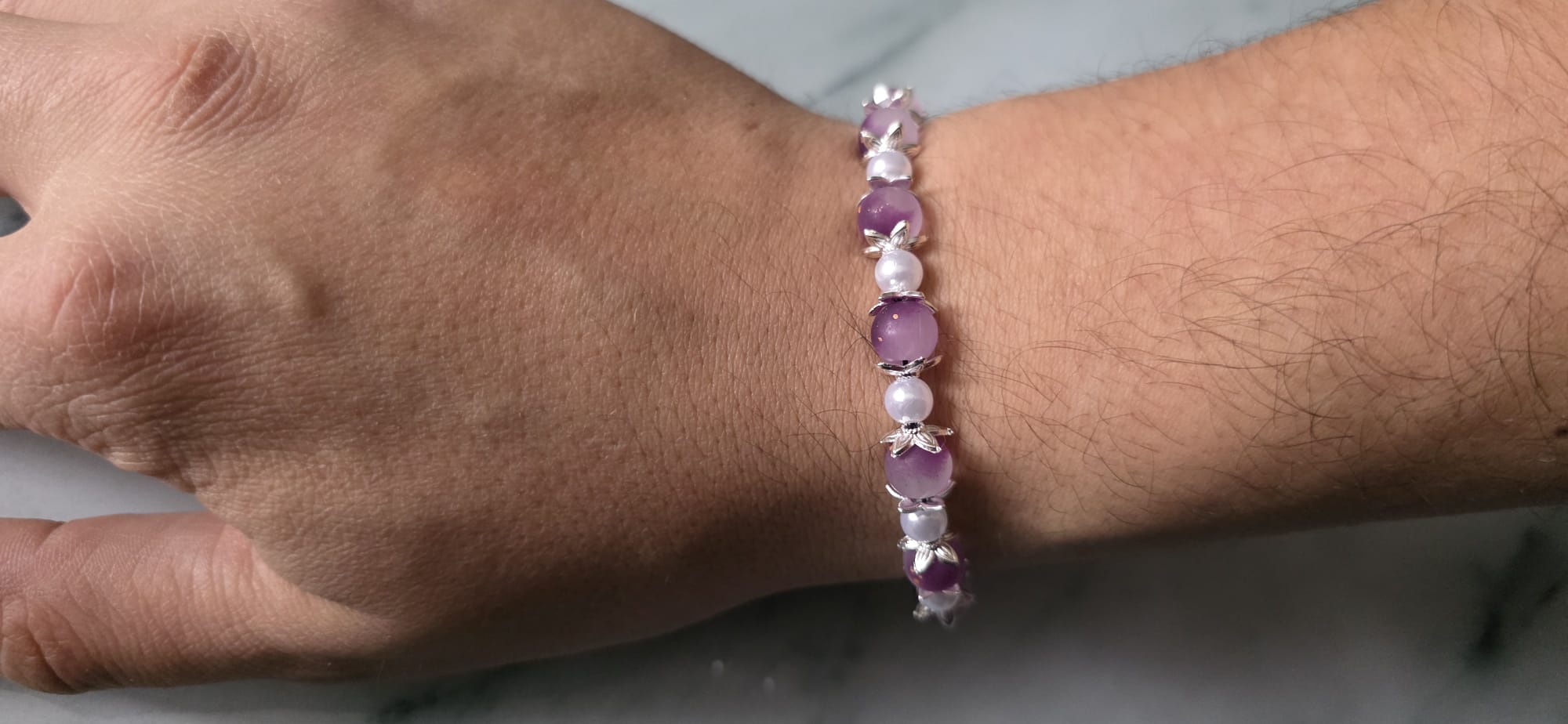 💜✨ „Lavender Moon Blossom – Zarte Lila-Harmonie im floralen Silberkuss“ 🌙🌸