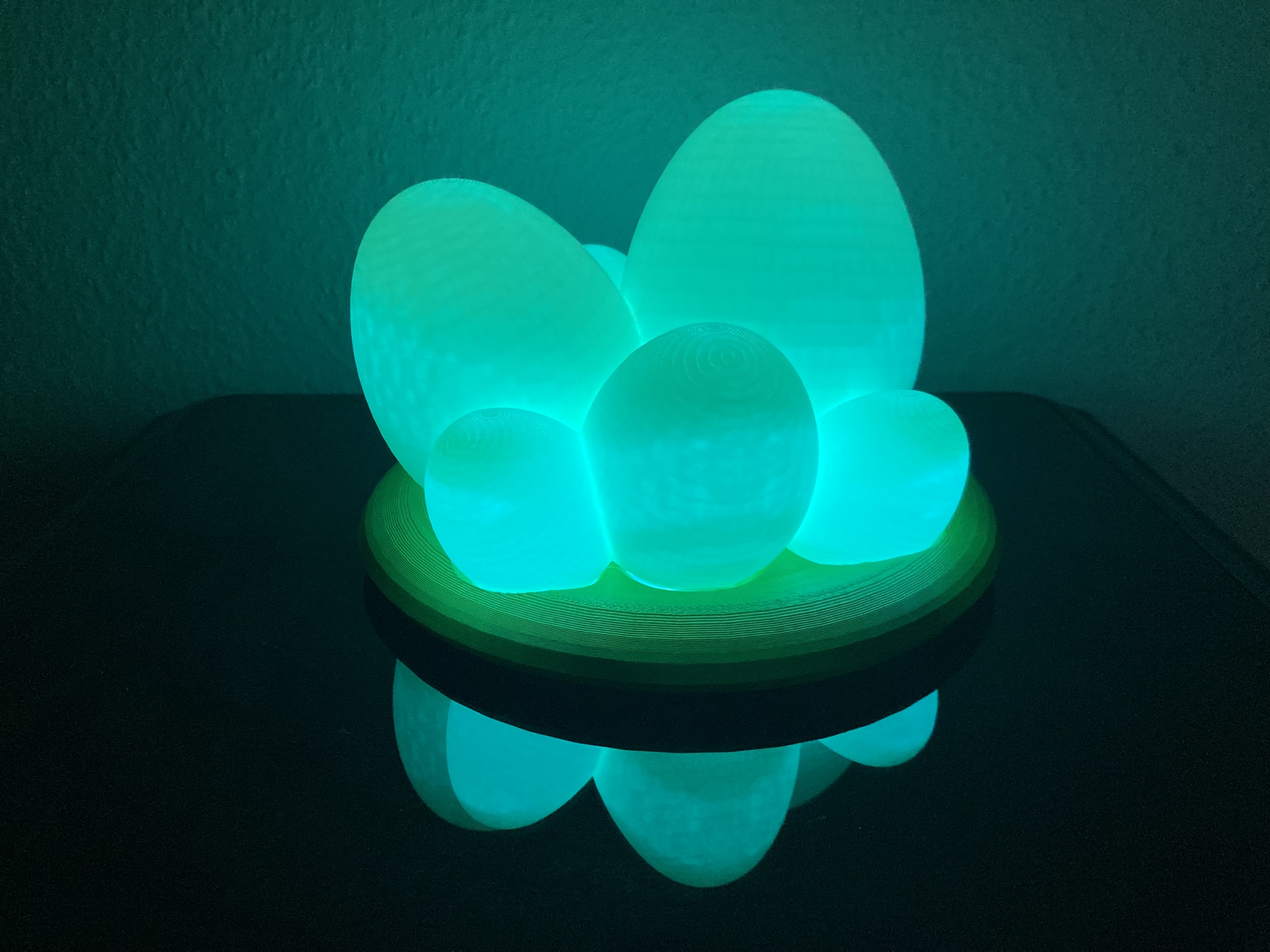 🌟 Handgefertigte LED-Osterlampe „EggGlow 3D“ – Farbwechsel, Effekte &amp; einzigartiges Blender-Design 🐣✨