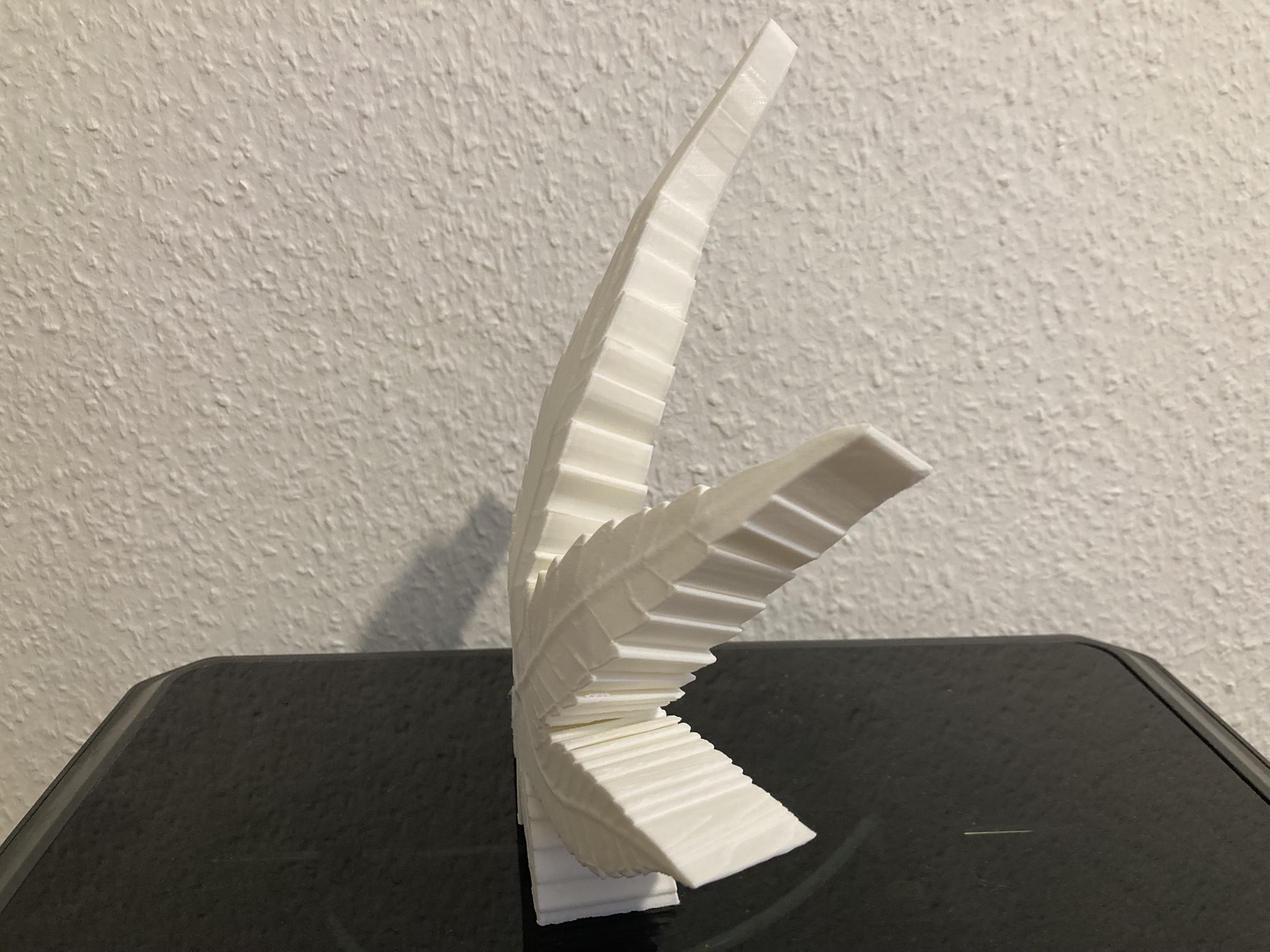 LED Hanfblatt Lampe 🌿 – USB-C Designleuchte mit RGB Effekten und Mikrocontroller